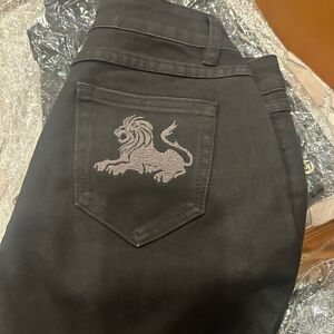 Women Black straight leg skinny jeans denim New in bag various sizes. boot cut.